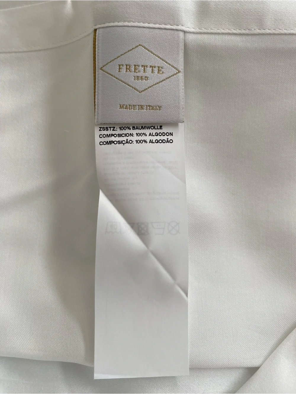 SET 2 Standard Frette Grace White 600 Thread Count Sham ( New outages)